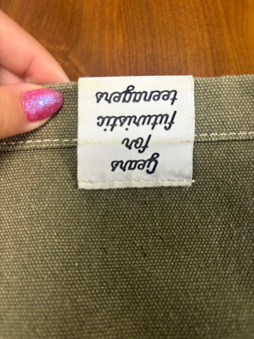 HUMAN MADE バッグ オリーブ メールバッグ