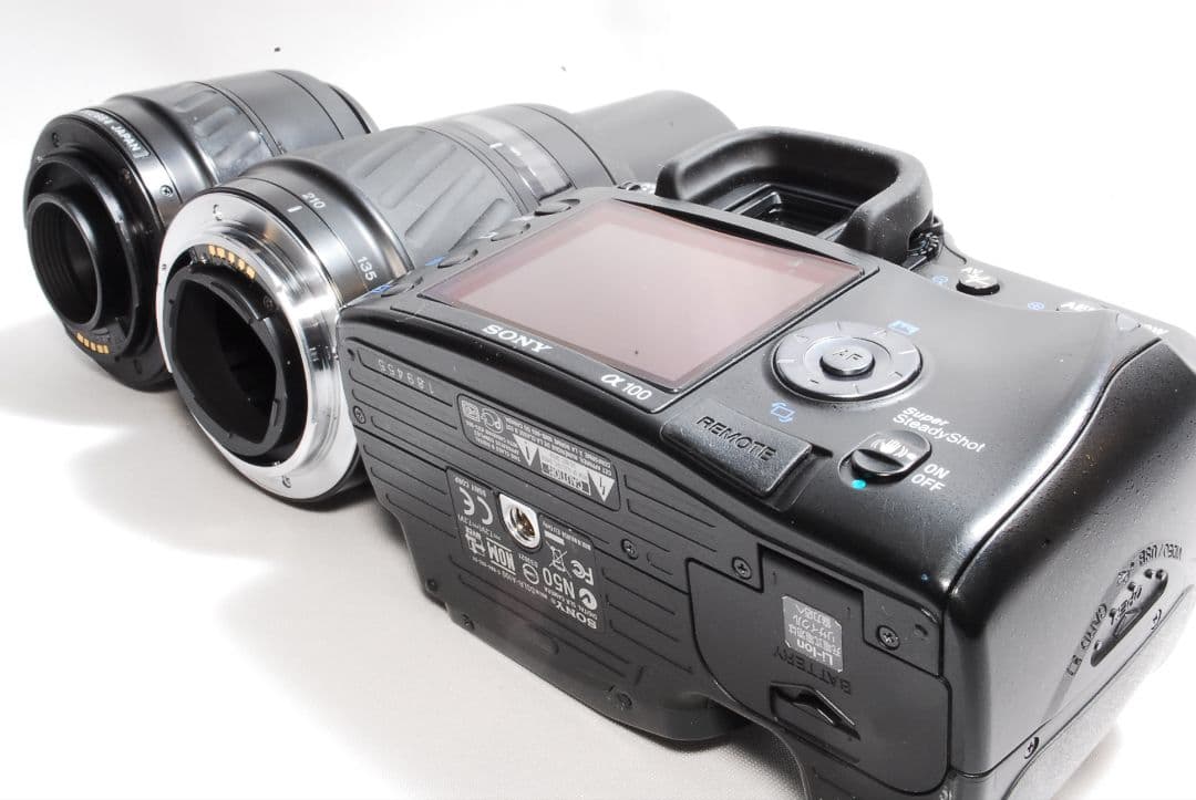 ★やさしく始める一眼★SONY α 100ダブルズームキット★付属充実★