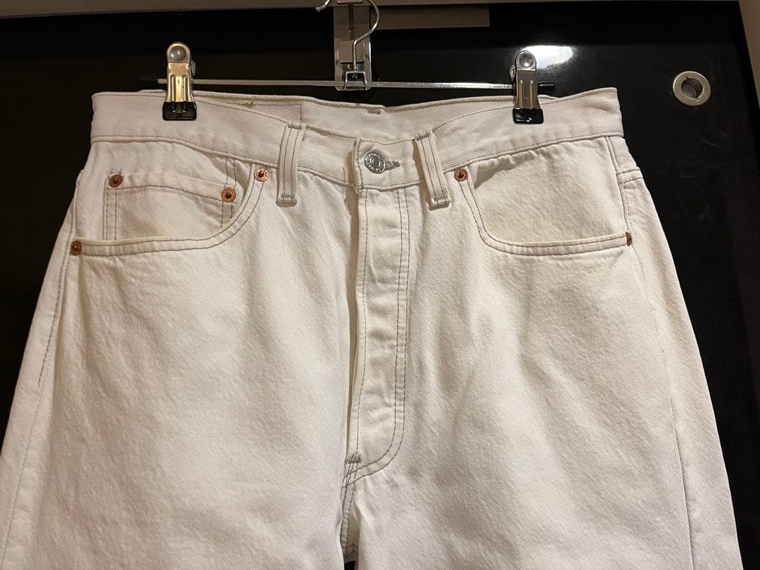 Levi's 501 made in usa ホワイト