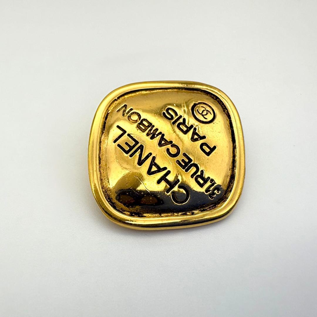 CHANEL シャネル ブローチ カンボン マトラッセ ひし形 ヴィンテージ