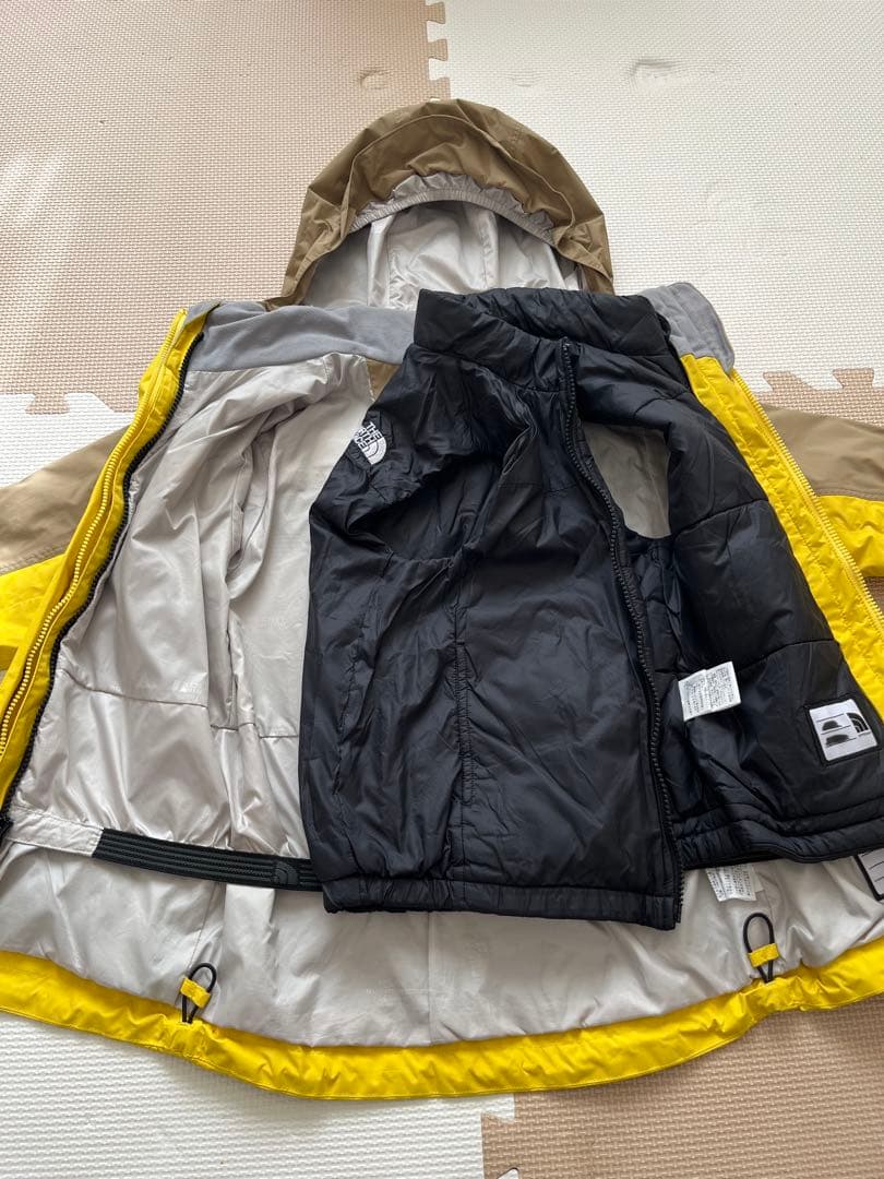 The North Face 子ども用スノーボードウェア上下セット120 130