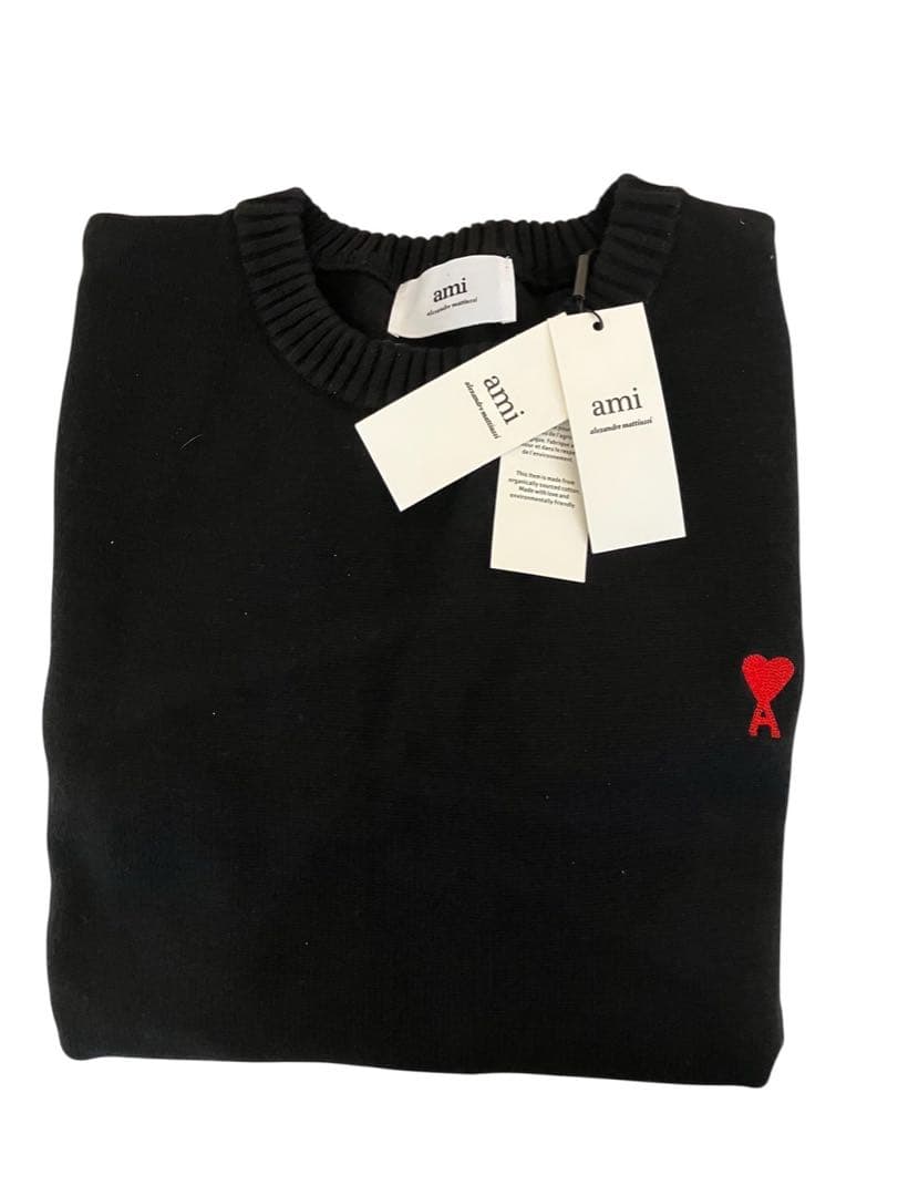 【新品】AMI PARIS アミパリス ニット セーター ブラック Mサイズ