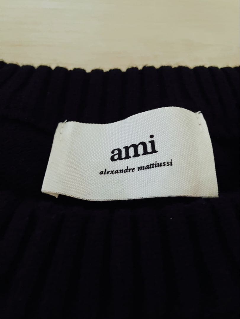 【新品】AMI PARIS アミパリス ニット セーター ブラック Mサイズ