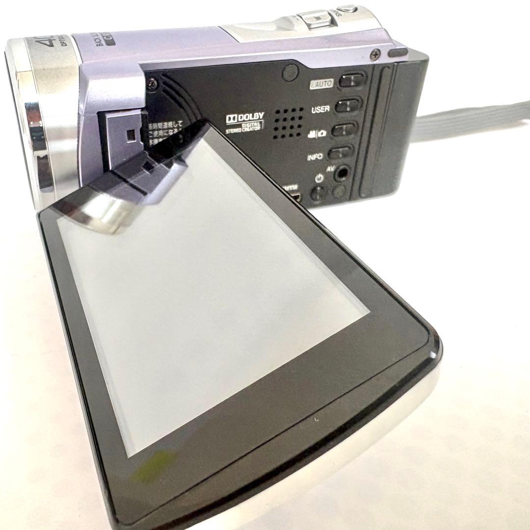 【極美品】JVC Everio GZ-HM33-V フルHD 40倍ズーム