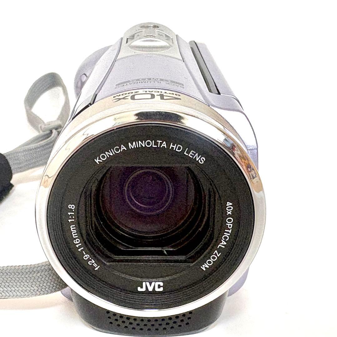 【極美品】JVC Everio GZ-HM33-V フルHD 40倍ズーム