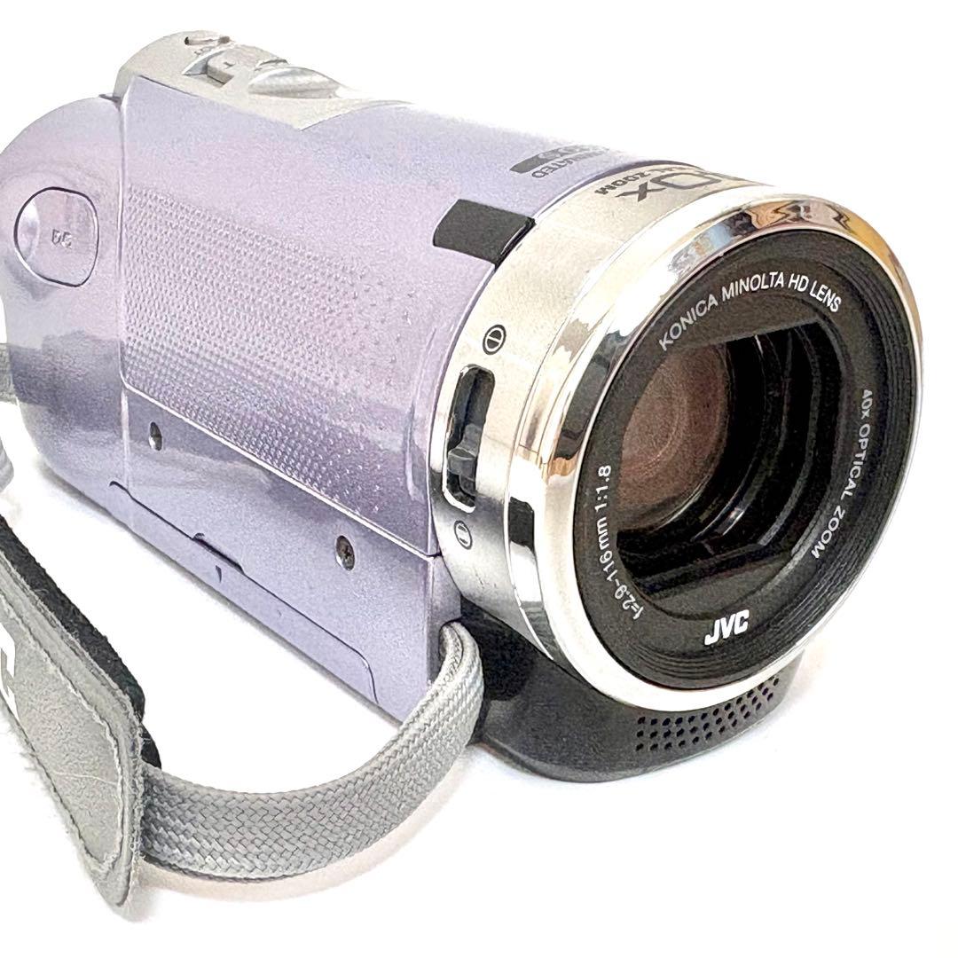 【極美品】JVC Everio GZ-HM33-V フルHD 40倍ズーム