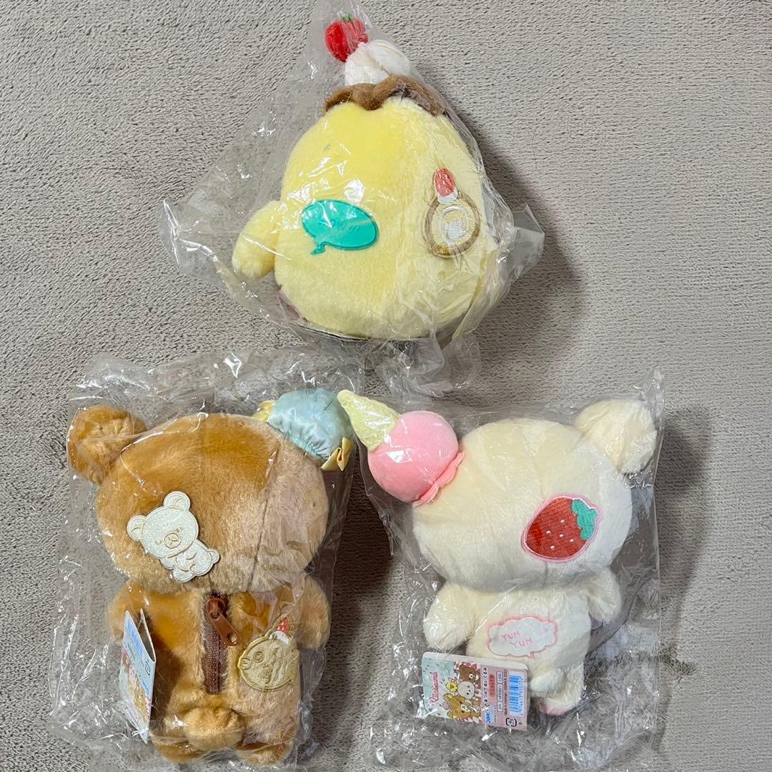 リラックマ コリラックマ キイロイトリ おかしな遊園地ぬいぐるみ３点セット