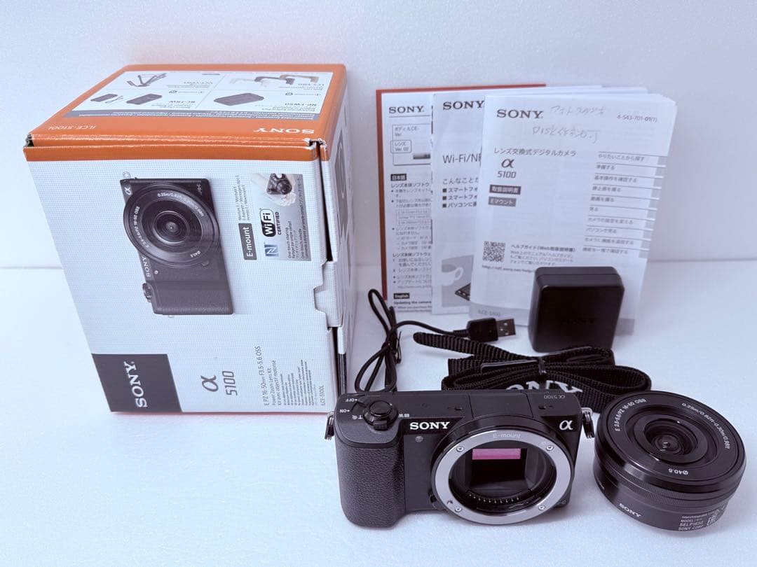 Sony α5100 パワーズームレンズキット 動作確認済 ショット数607回