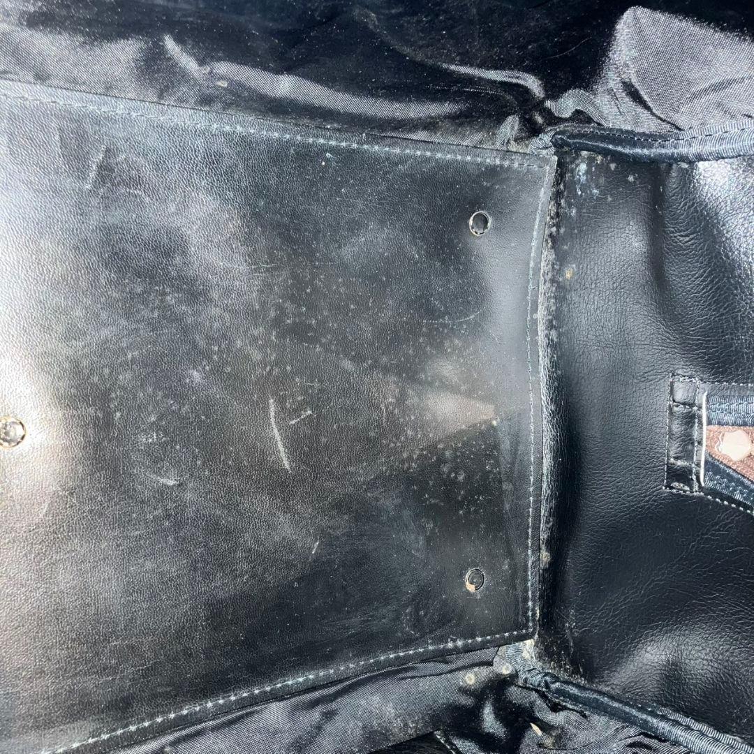 美品 バーバリー ボストンバッグ レザー キャンバス シャドーホース