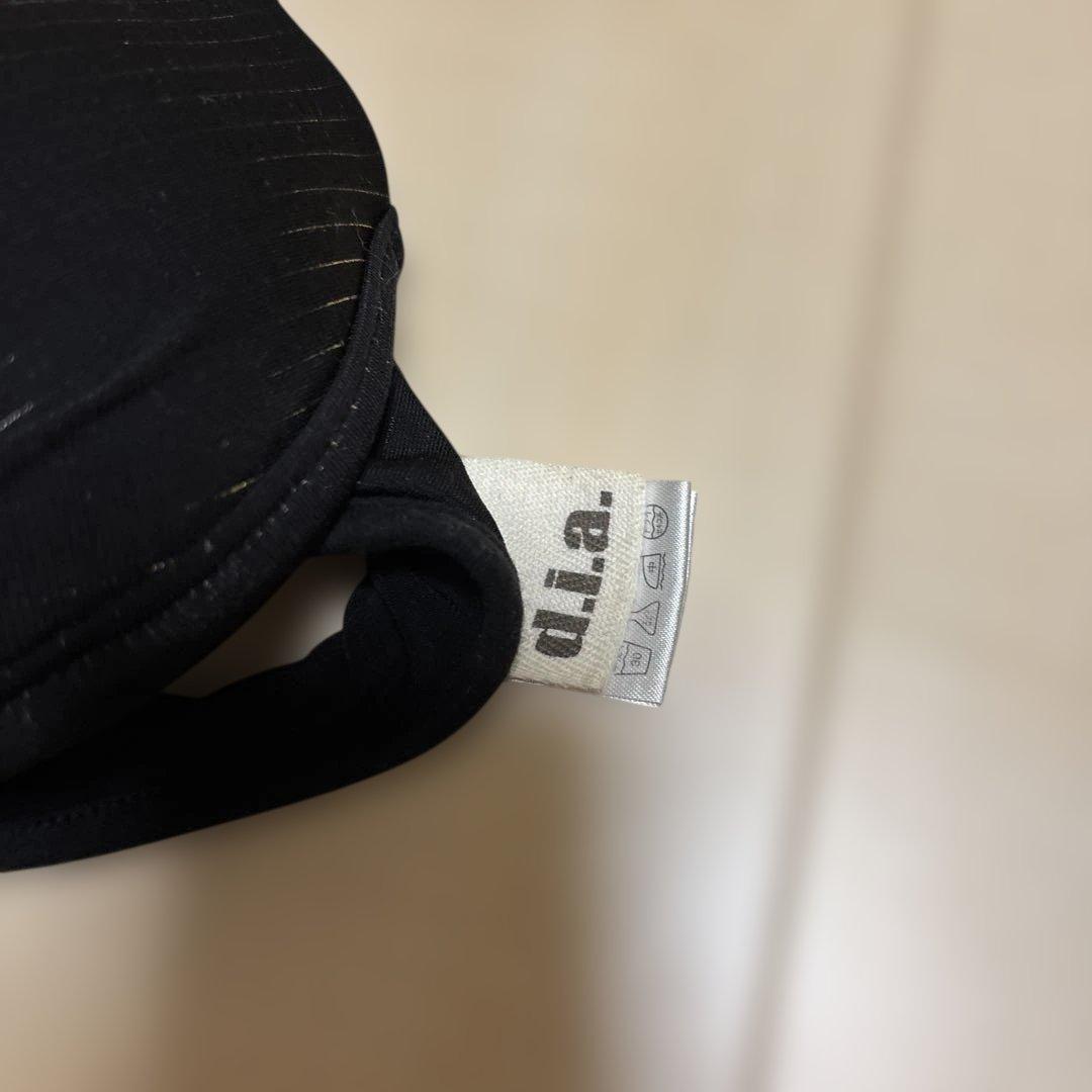 d.i.a. ビジュー付きブラックミセブラ