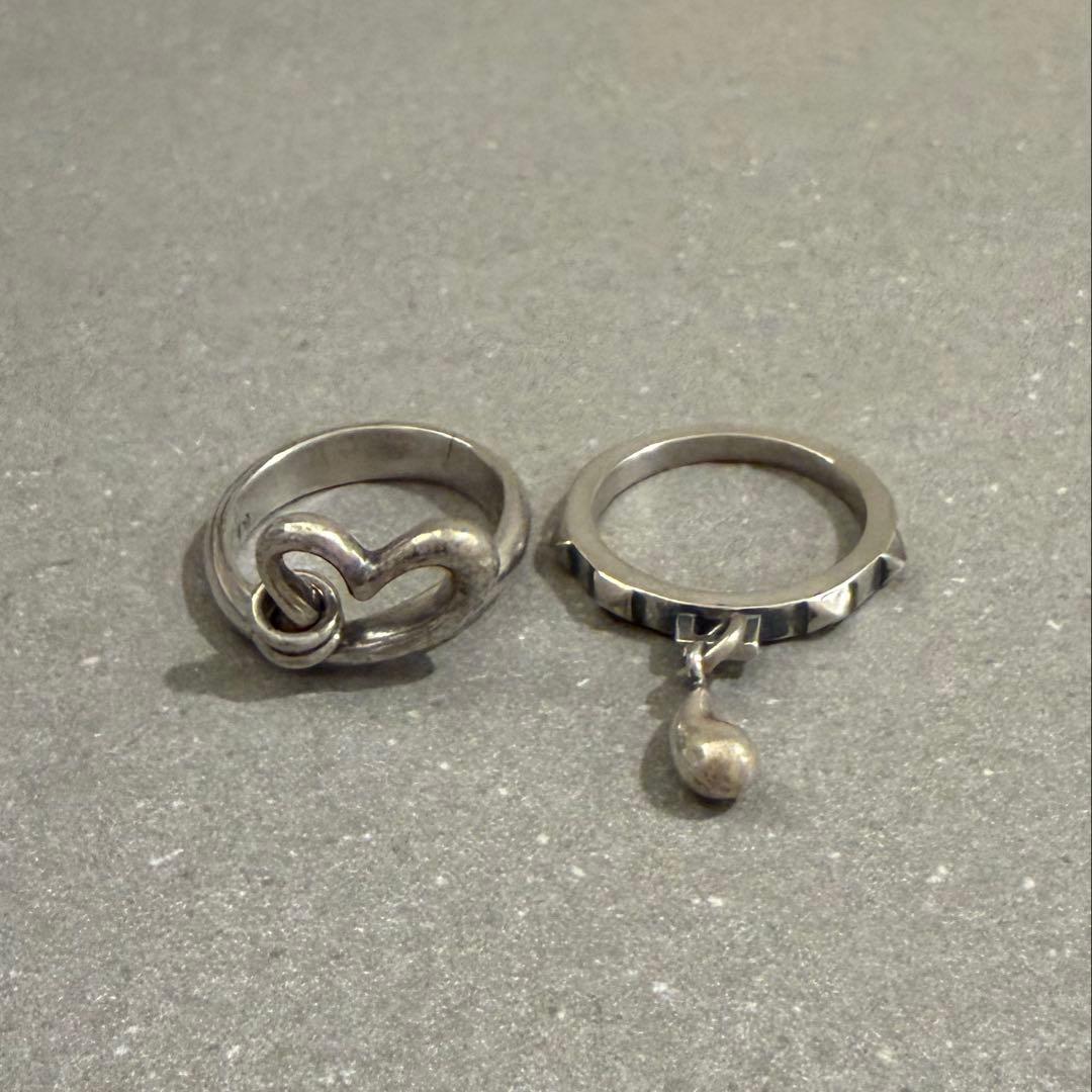 ナンバーナイン03カート期ハート涙リング　セット　19号