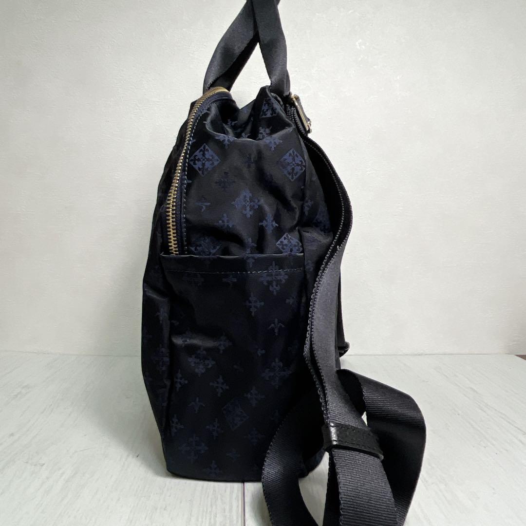 【美品】russet バックパック 2way ネイビー