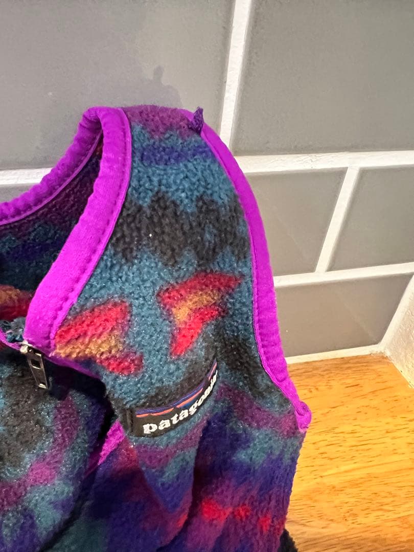 90's 雪なし USA製 パタゴニア サカジャウィア フリース キッズ