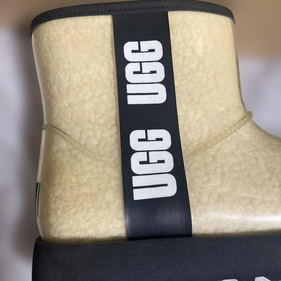 UGG クリーム色 ショートブーツ　レインブーツ