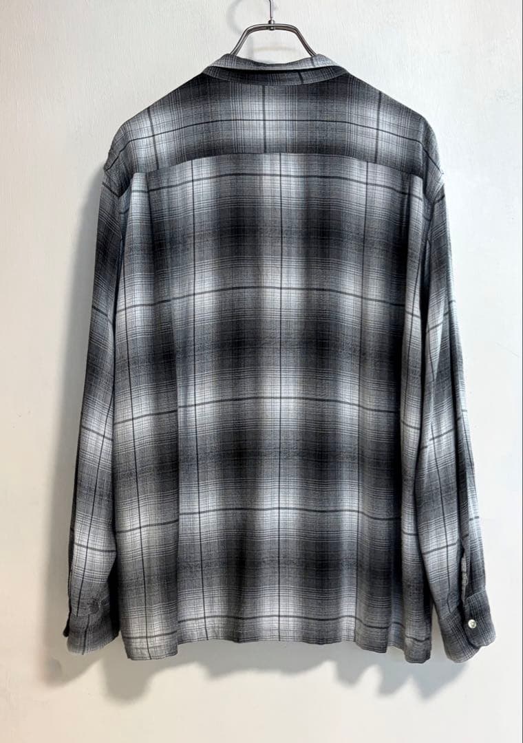 WAIPER 別注 TOWN CRAFT オンブレ オープンカラーシャツ L