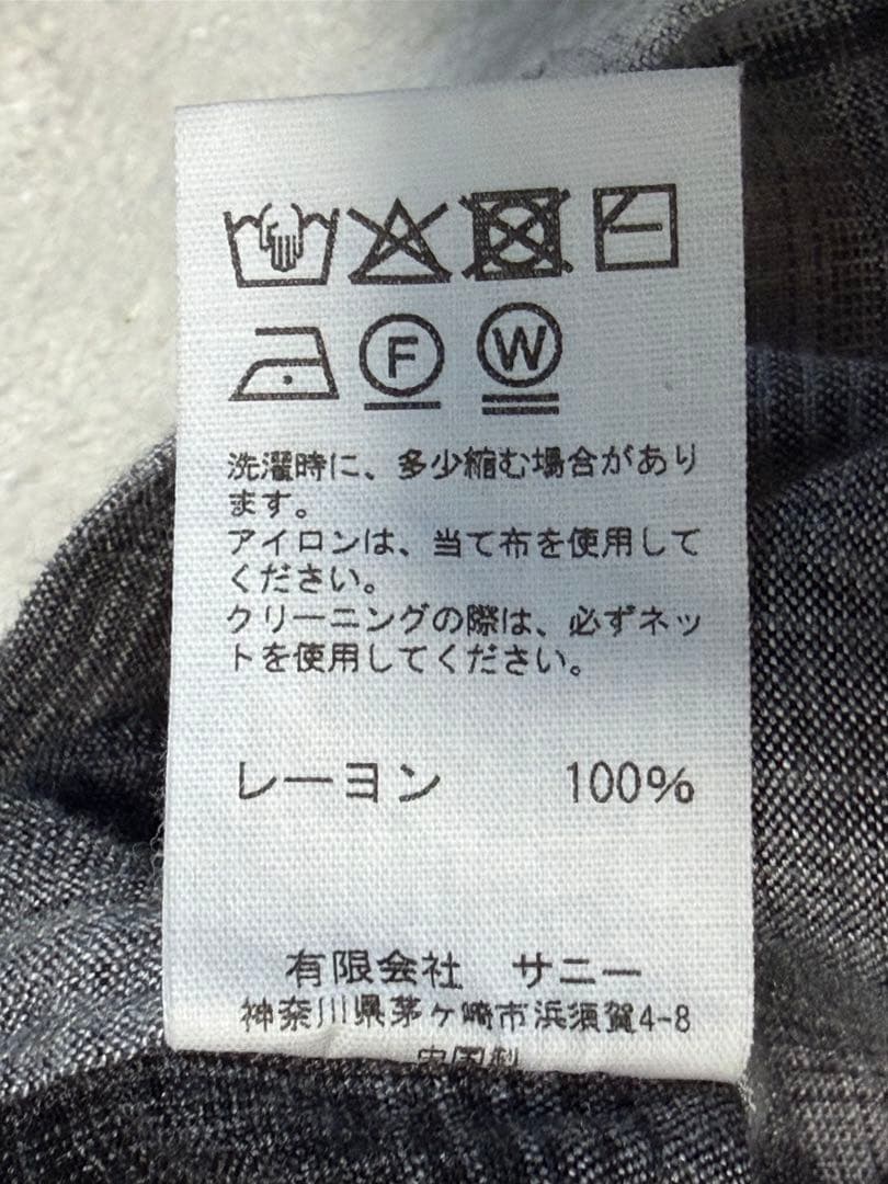 WAIPER 別注 TOWN CRAFT オンブレ オープンカラーシャツ L