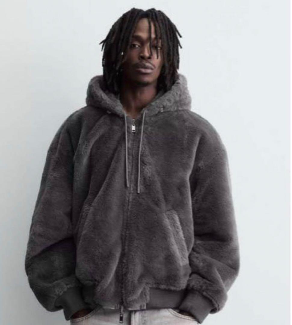 ✨新品美品✨リバーシブル フェイクレザー ボンバージャケット Lサイズ 完売品