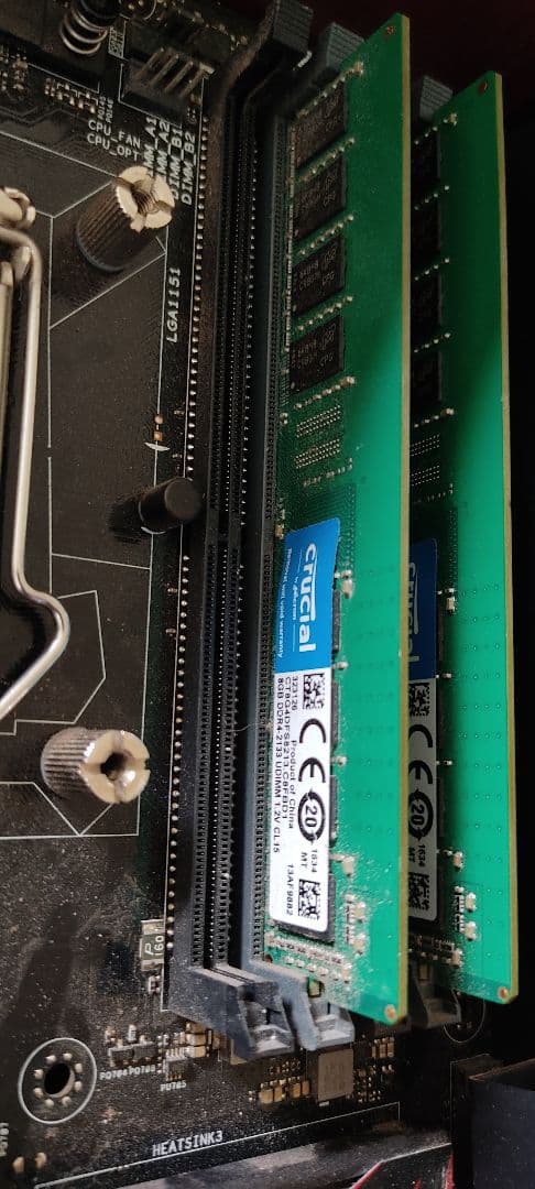 i7-6700K+ASUS H170 PRO GAMING+メモリ16GB