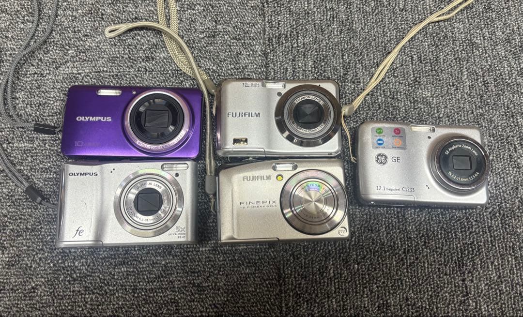 コンパクトデジタルカメラ　5台セット　ジャンク品含む