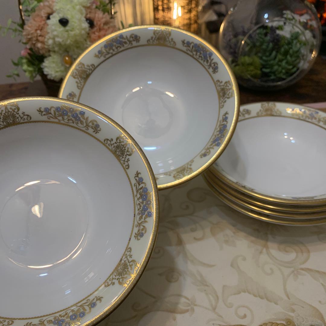 ウェッジウッド クリブデン　15.5cmサラダボウル　　深皿6枚　フルーツ