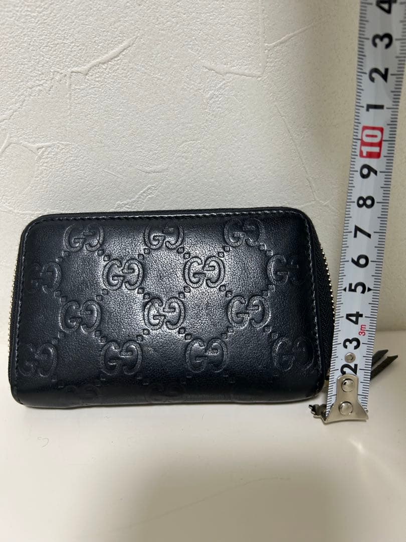 GUCCI ブラック GGパターン ケース