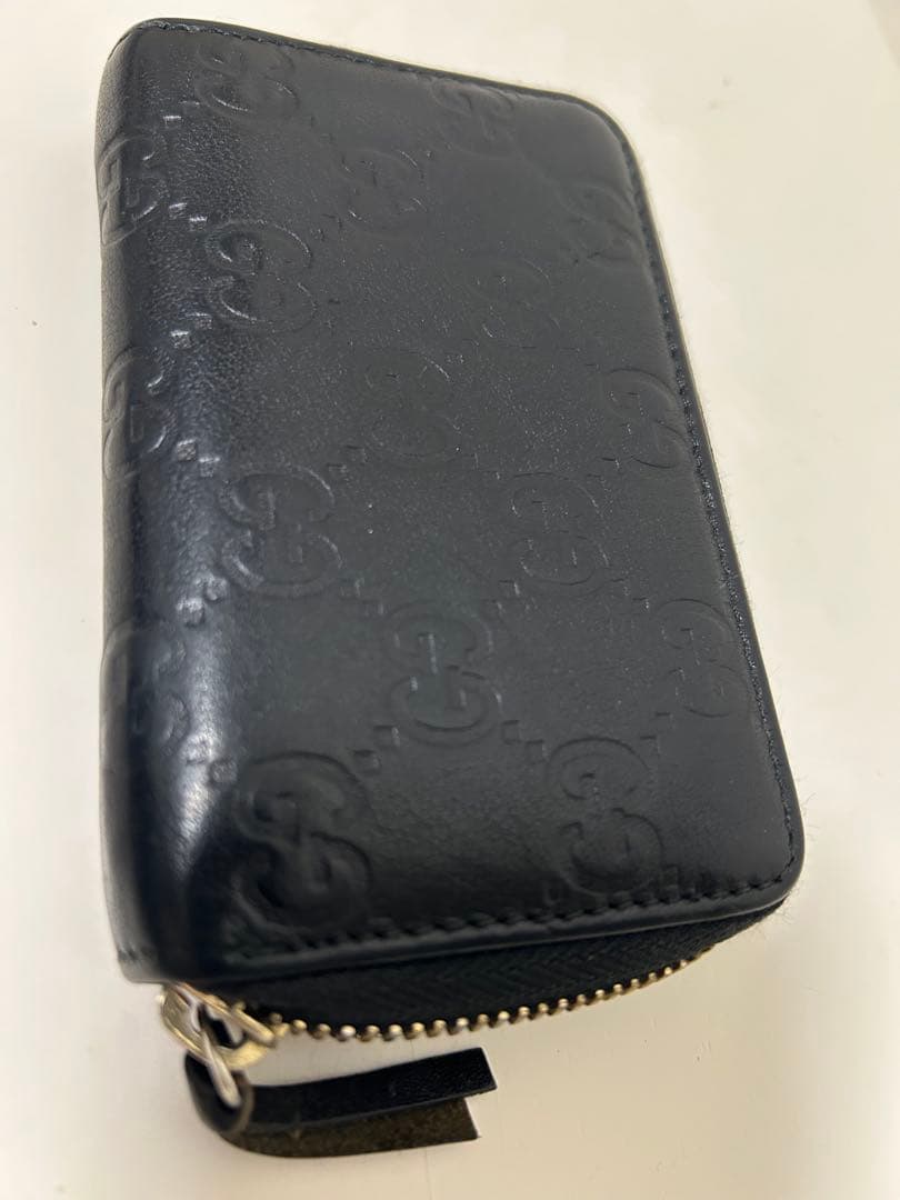 GUCCI ブラック GGパターン ケース