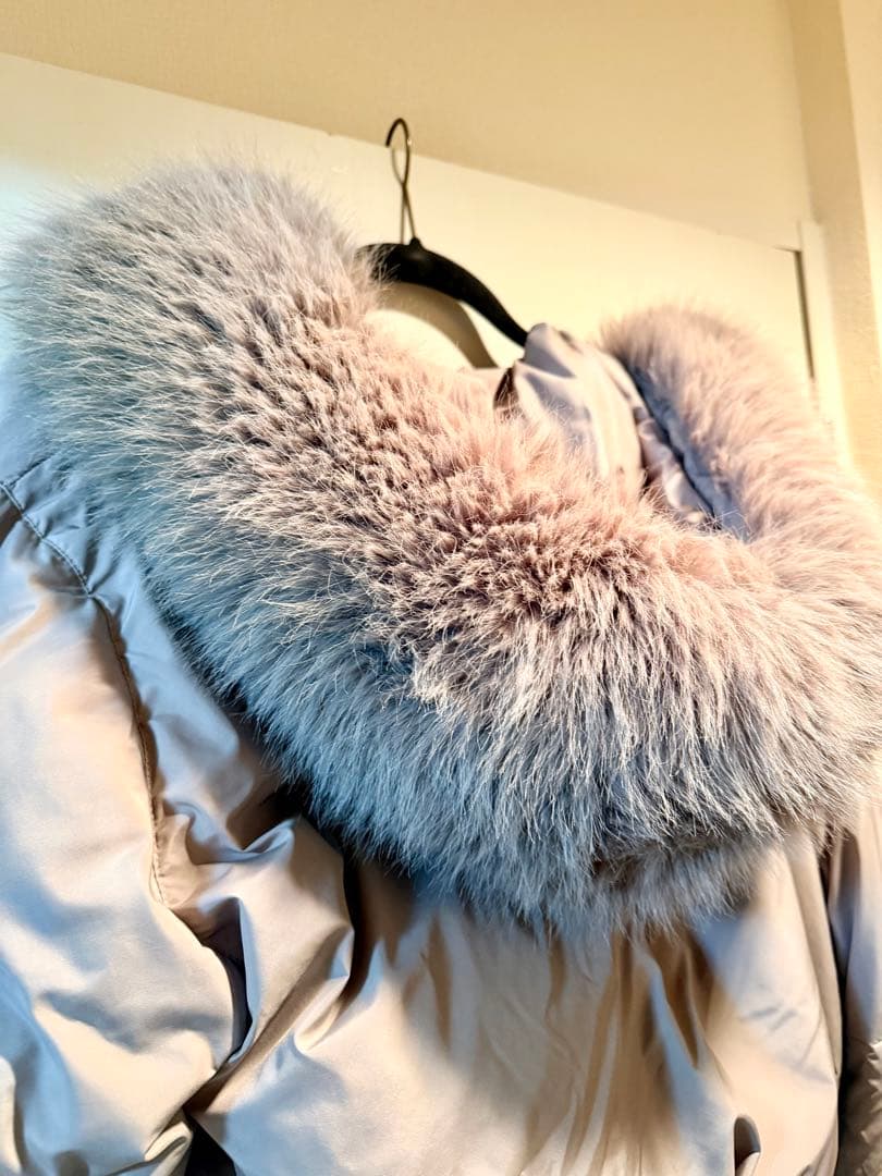 snidel スナイデル 西川 フードファーショートダウン モカ