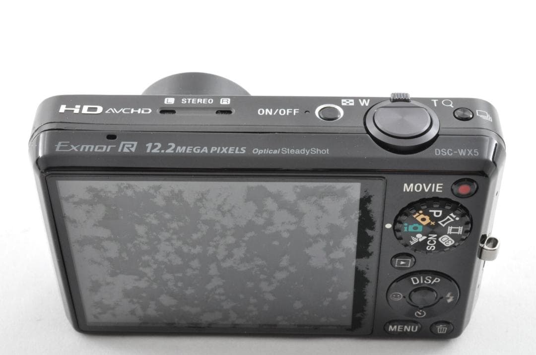 SONY DSC-WX5 ブラック 12.2メガピクセル コンデジ