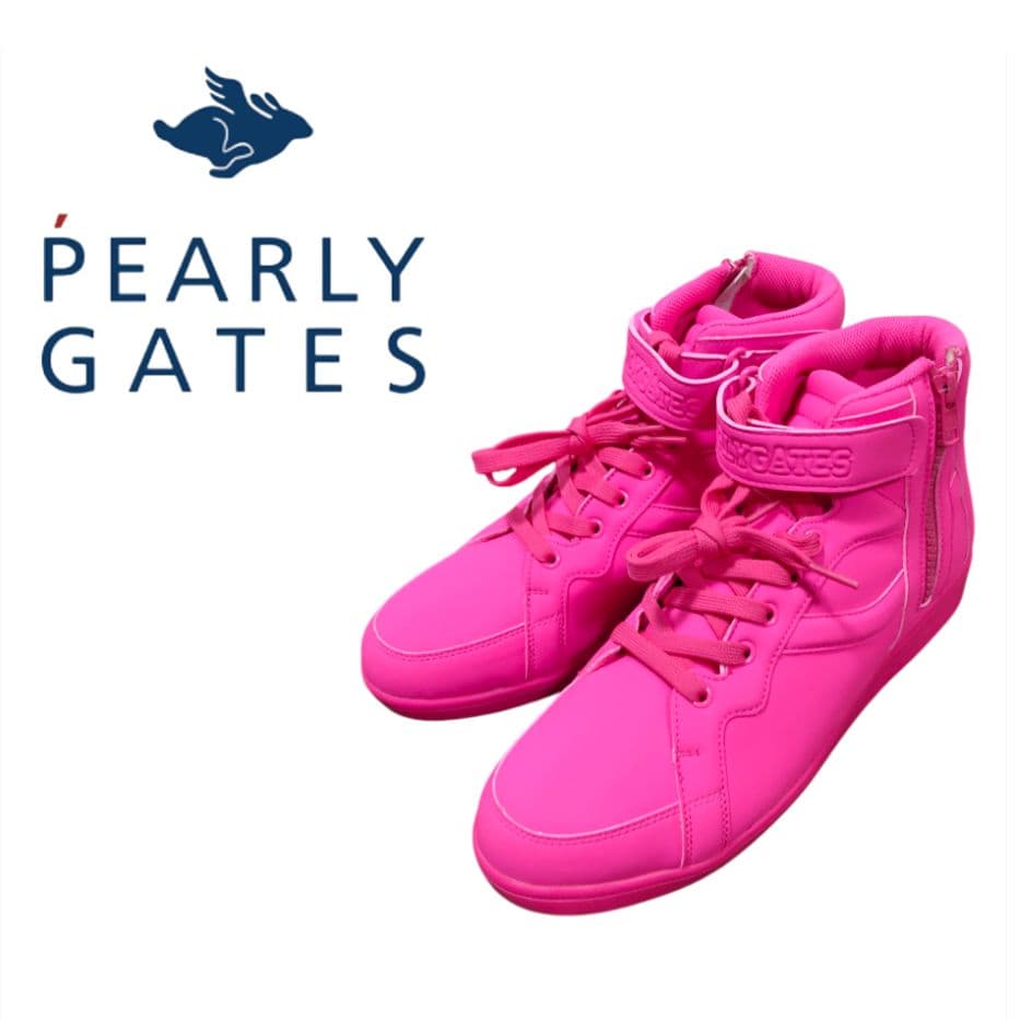 ご*/様 パーリーゲイツ ハイカット ゴルフシューズ レディース ゴルフウェア