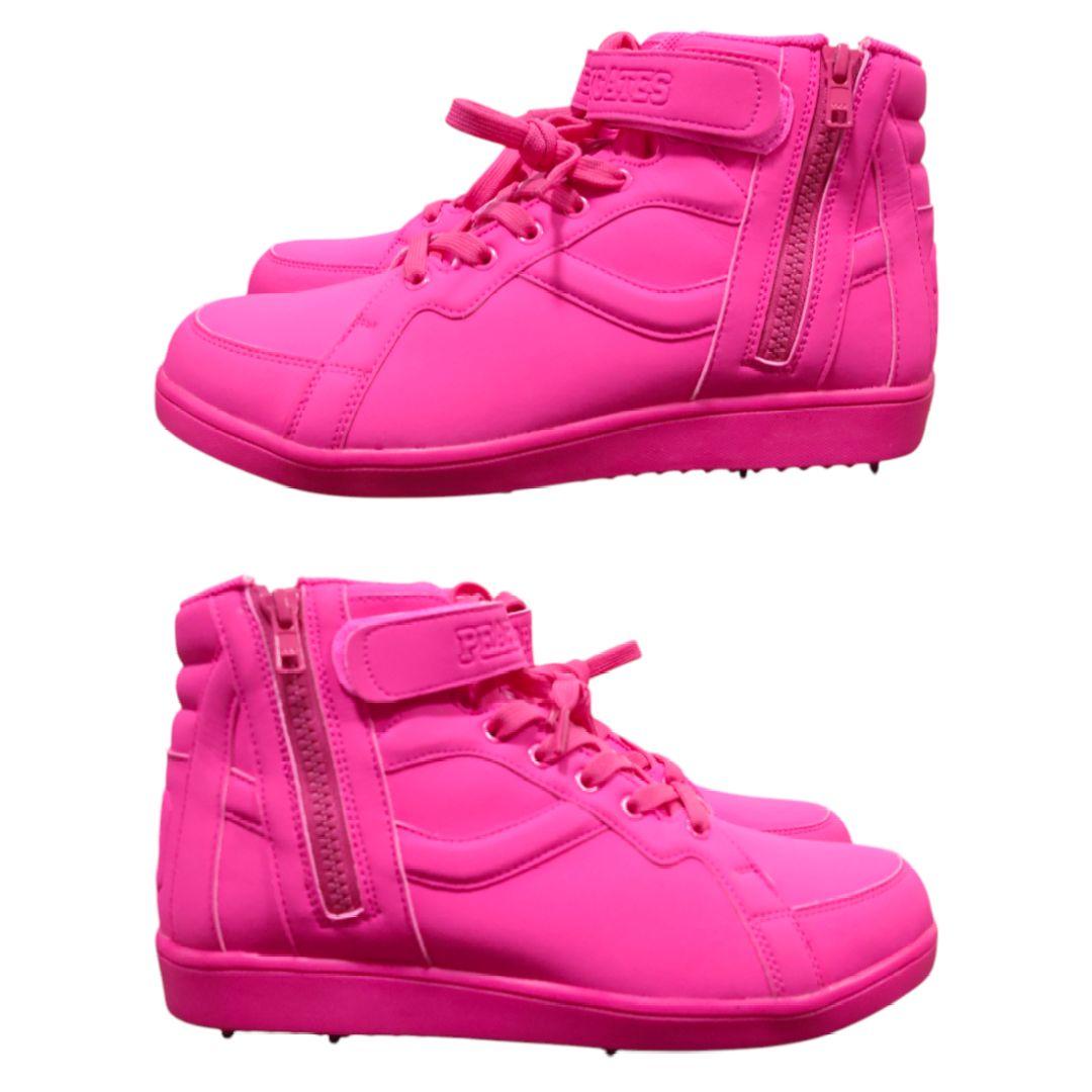 ご*/様 パーリーゲイツ ハイカット ゴルフシューズ レディース ゴルフウェア