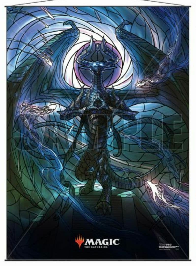 新品未開封品　ウルトラ・プロ MTG ウォールスクロール 龍神、ニコル・ボーラス