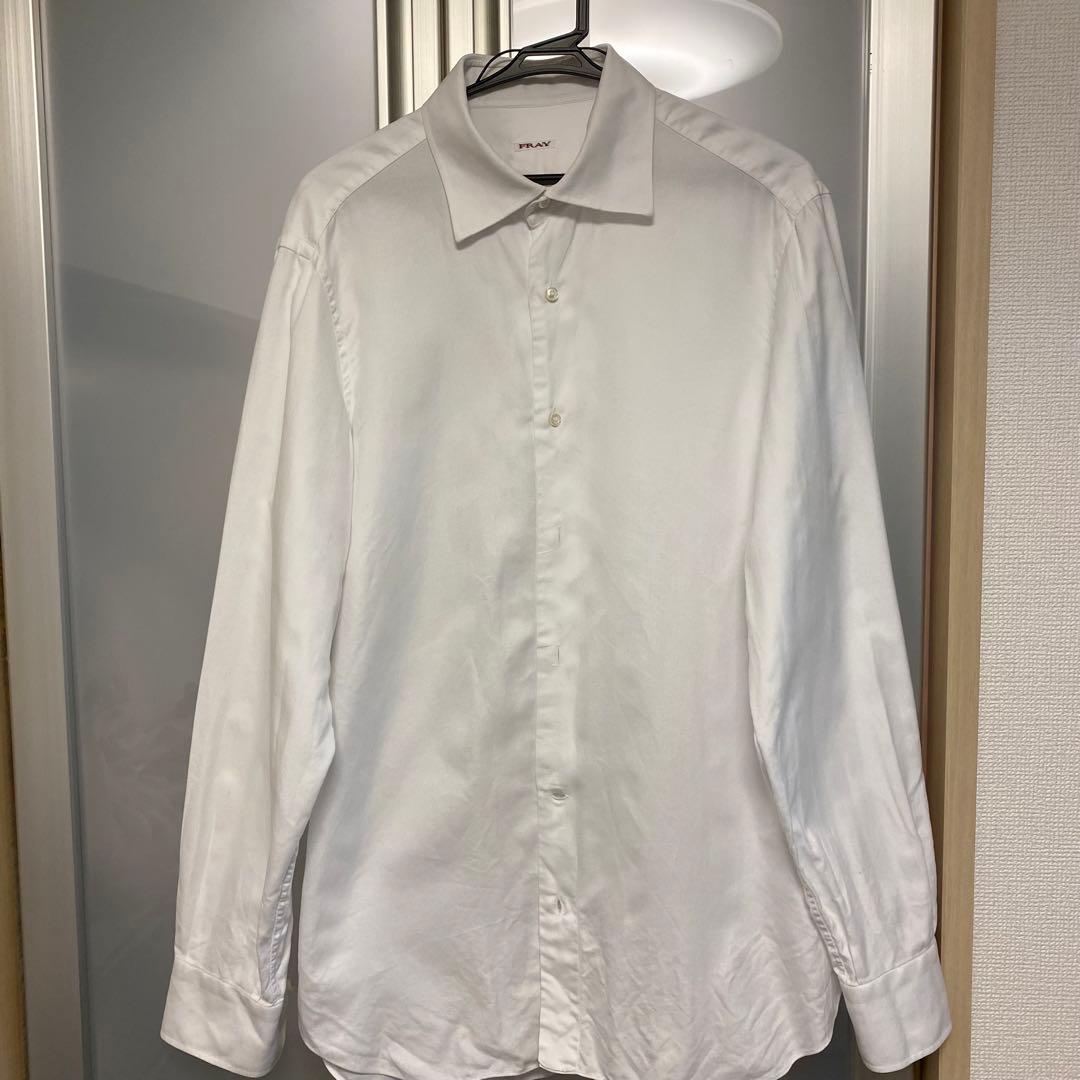 fray／フライ／コットンシャツ／ホワイト／17/43