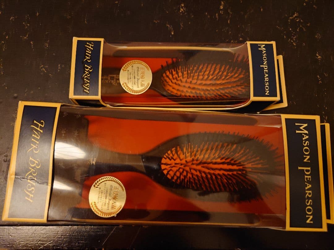 茶玉　Mason Pearson ヘアブラシ ハンディ/ポケット2種セット