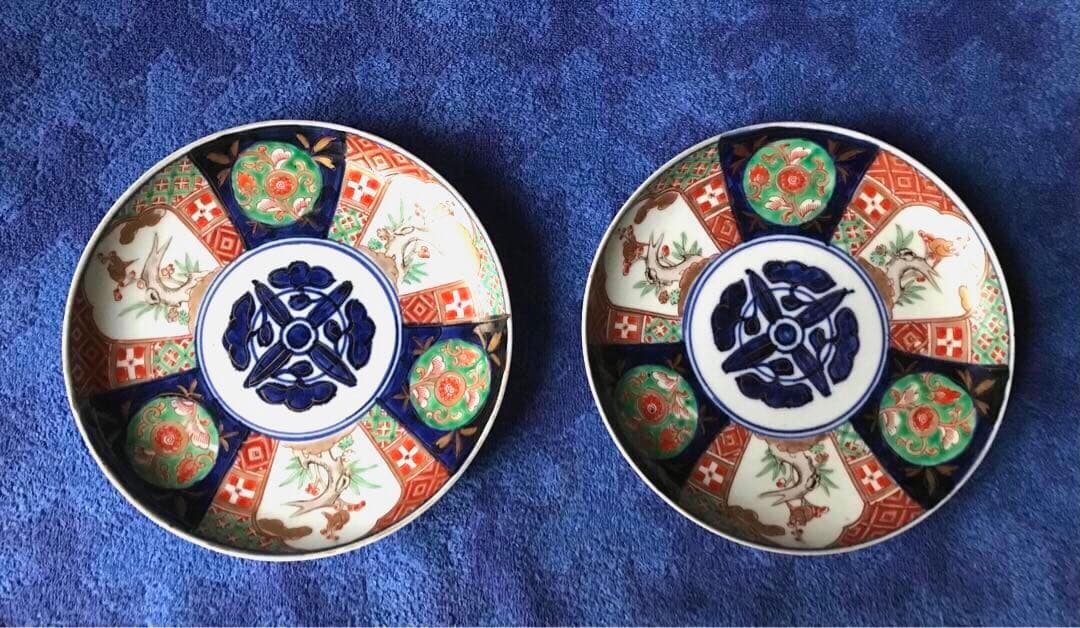 伊万里皿2枚セット