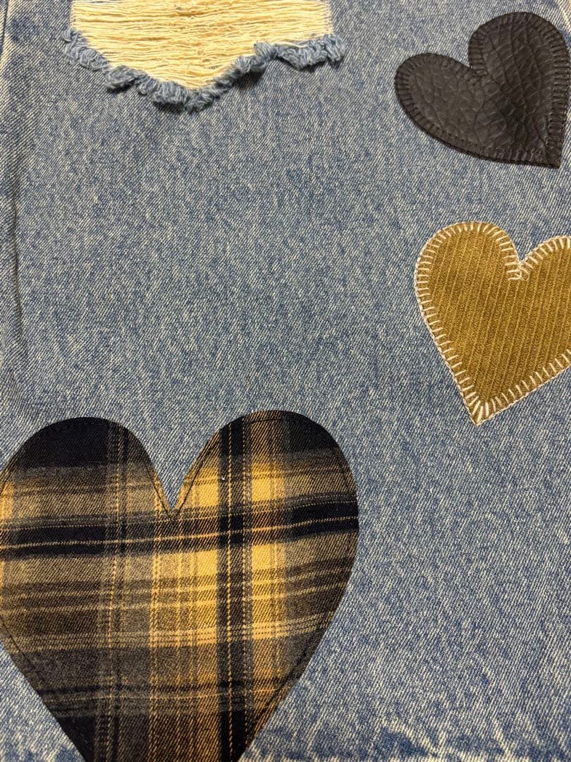 ※新品※Darich ハートパッチワークデニムパンツ
