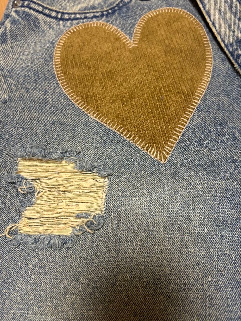 ※新品※Darich ハートパッチワークデニムパンツ