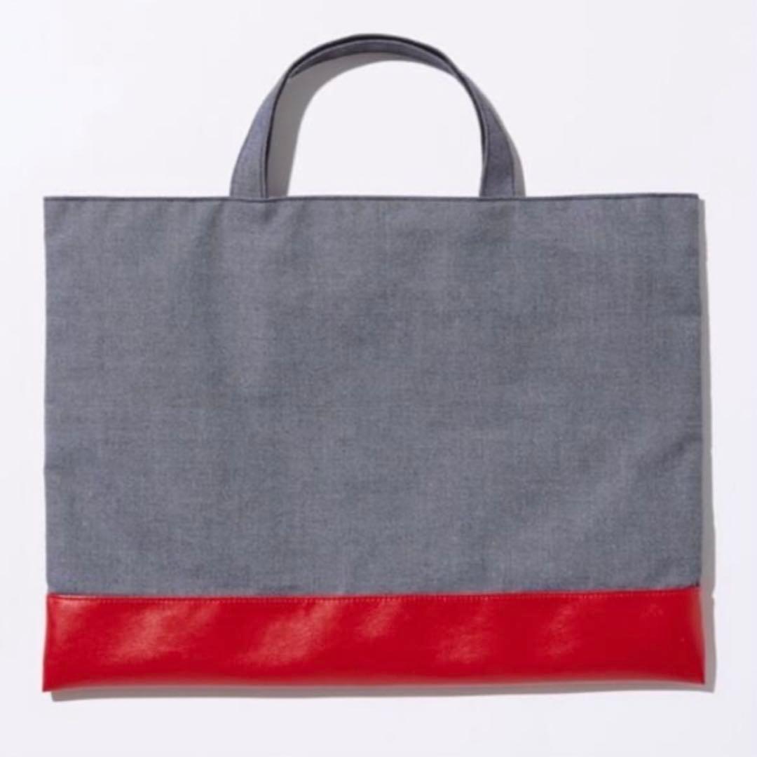 新品タグ付 ファミリア familiar レッスンバッグ　デニムバッグ JAL