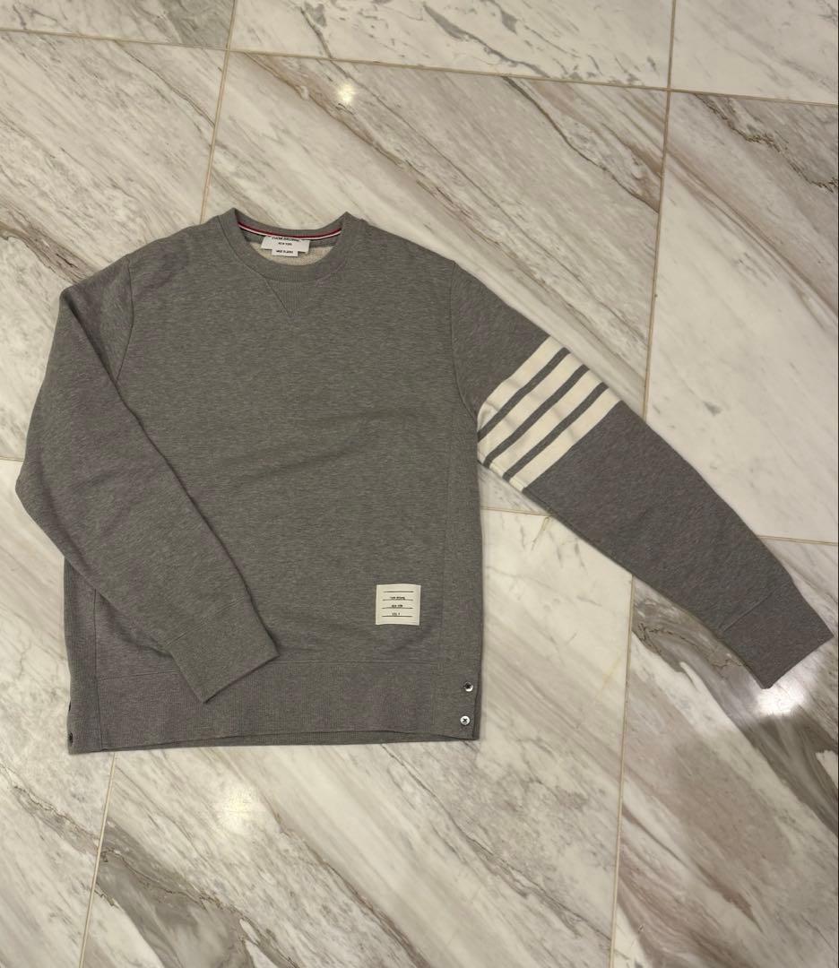 トムブラウン　スウェット　トレーナー　グレー 4サイズ鞠山