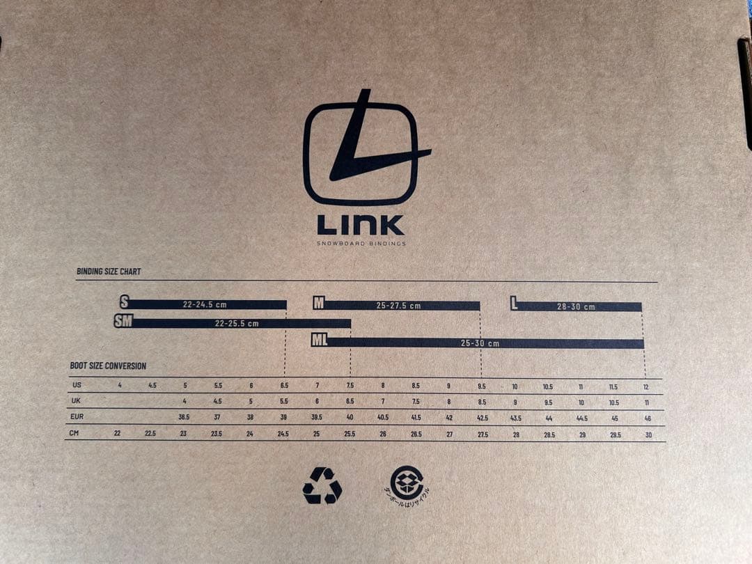 スノーボード LINK BINDING GREED PRO