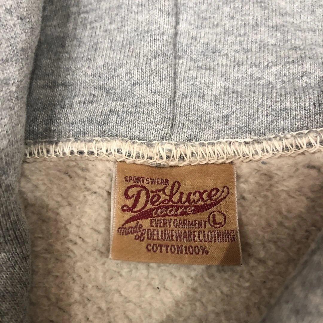 デラックスウエアSPL-LIM LIMITED 杢グレー プルオーバーフード　L