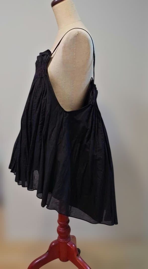 Curensology カレンソロジー コットンシルクギャザーキャミソソール