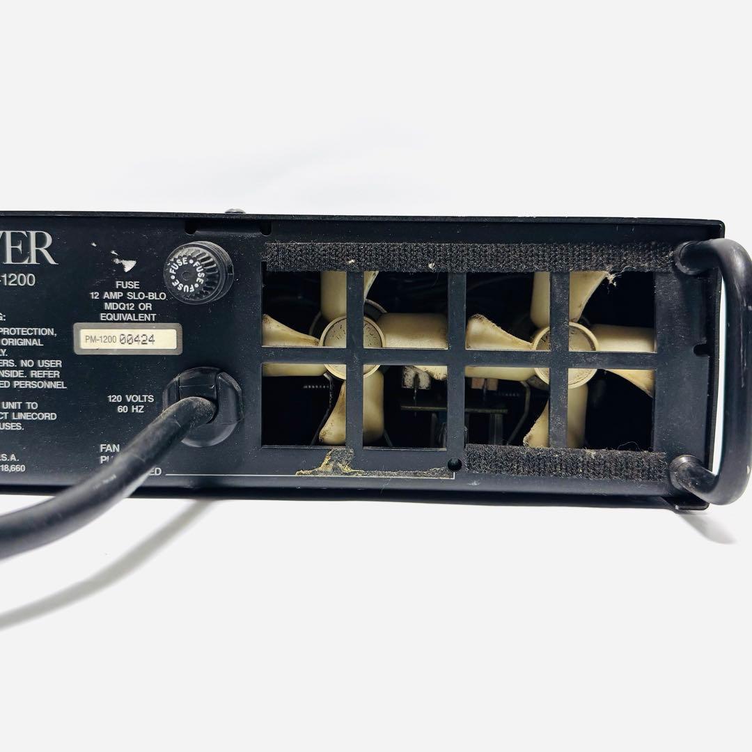 CARVER PM-1200 業務用 パワーアンプ