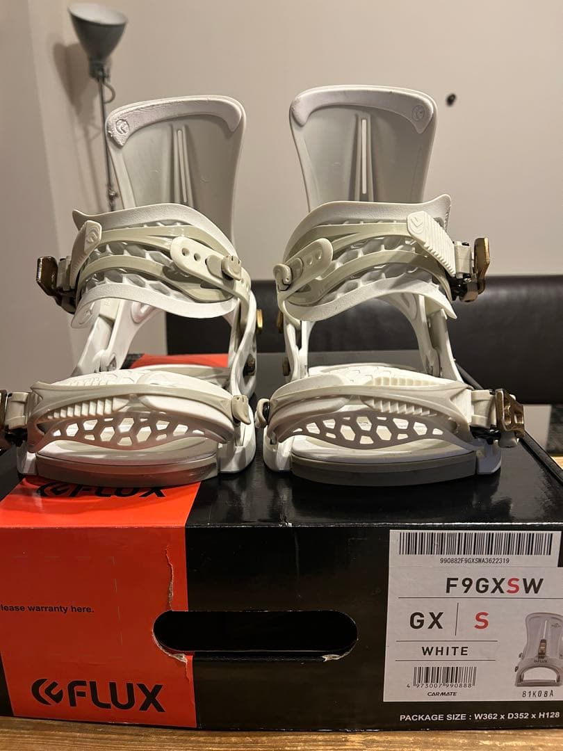 FLUX GX スノーボードビンディング S ホワイト