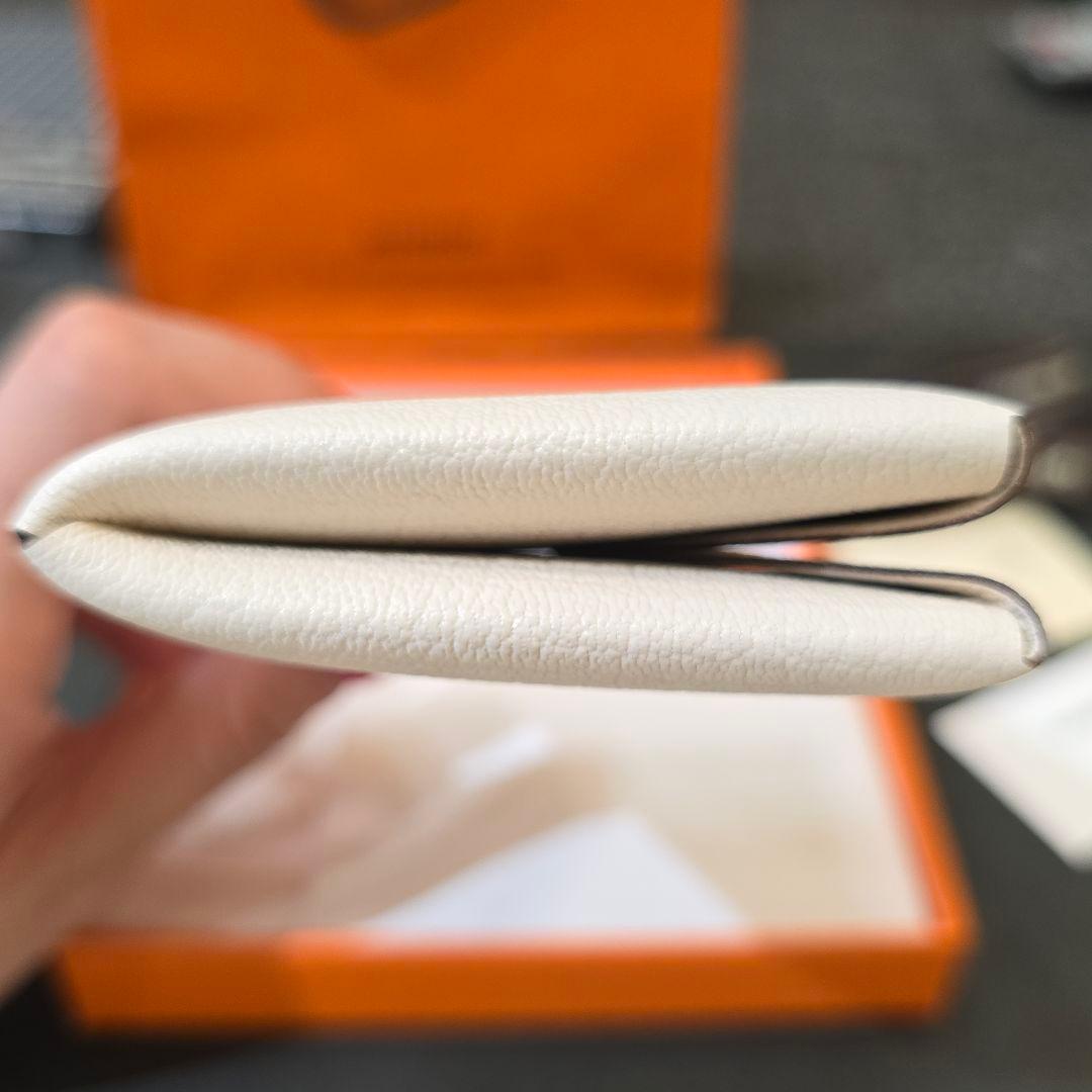 【新品未使用】HERMES エルメス カードケース カルヴィ ナタ