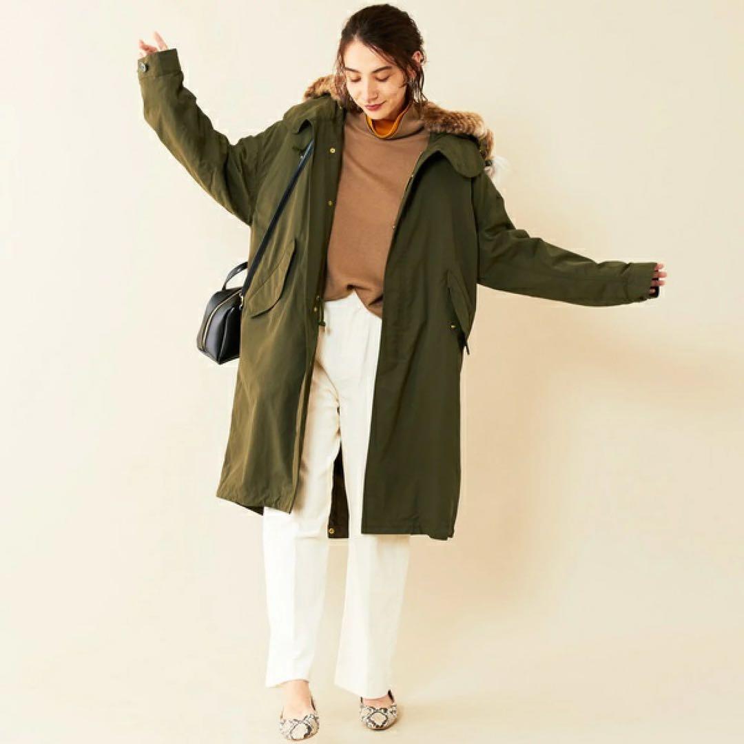 ユナイテッドアローズBEAUTY＆YOUTH ボアライナー付きモッズコート　美品