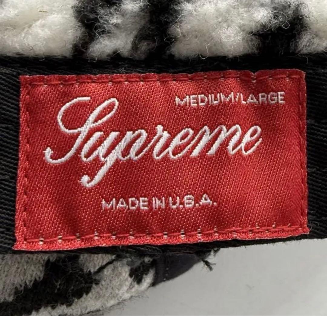 帽子 Supreme Leopard Polar Fleece Camp Cap