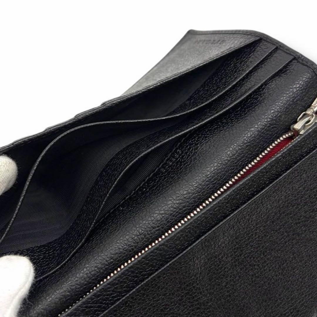 BVLGARI ブルガリ 長財布 ビーゼロワン サークルロゴ　ブラック