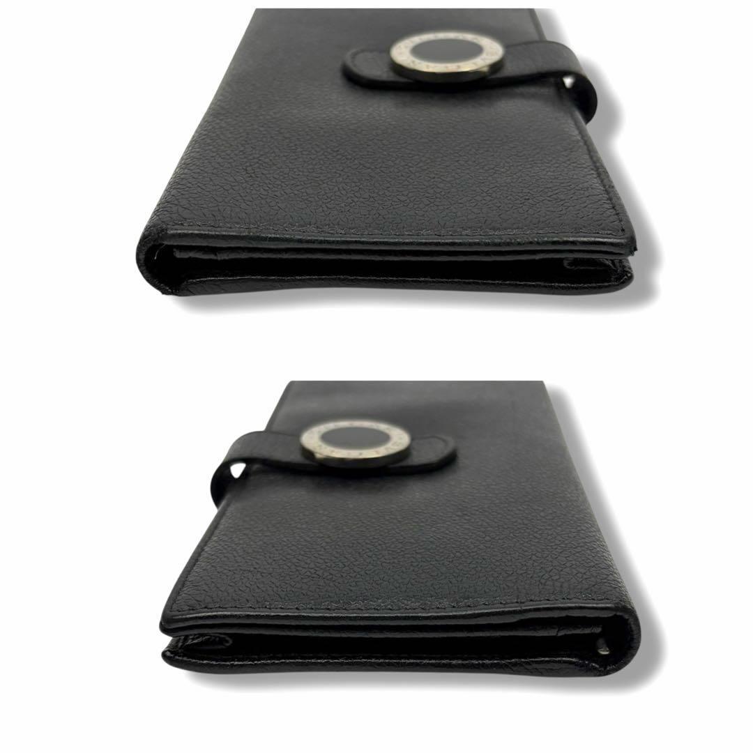 BVLGARI ブルガリ 長財布 ビーゼロワン サークルロゴ　ブラック