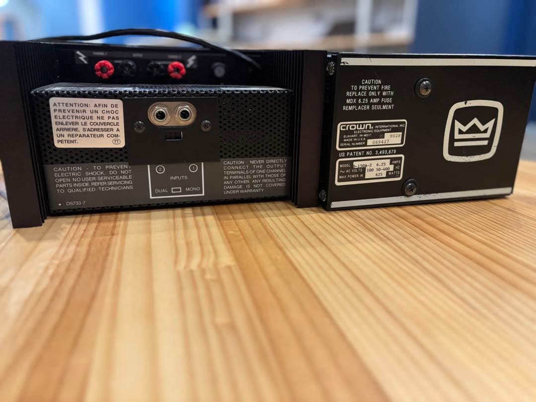 Amcron D-150A Series II パワーアンプ 名機 CROWN