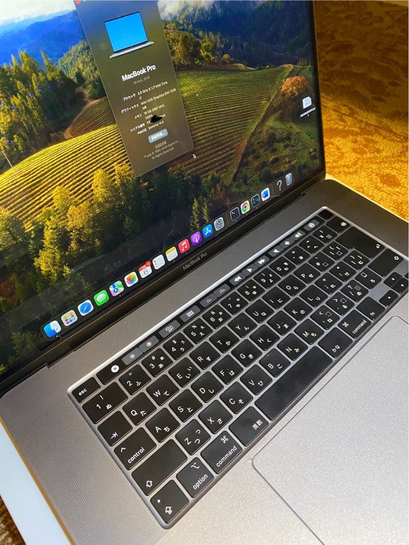 MACBOOK PRO  16インチ　late2019